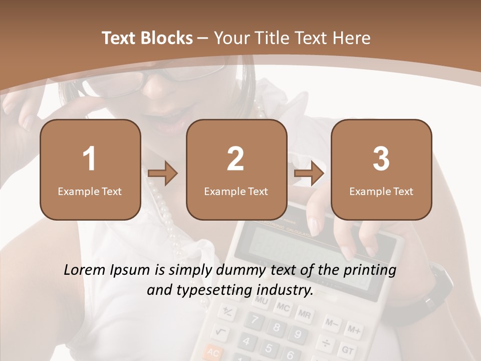 Improvement Prosperity Face PowerPoint Template