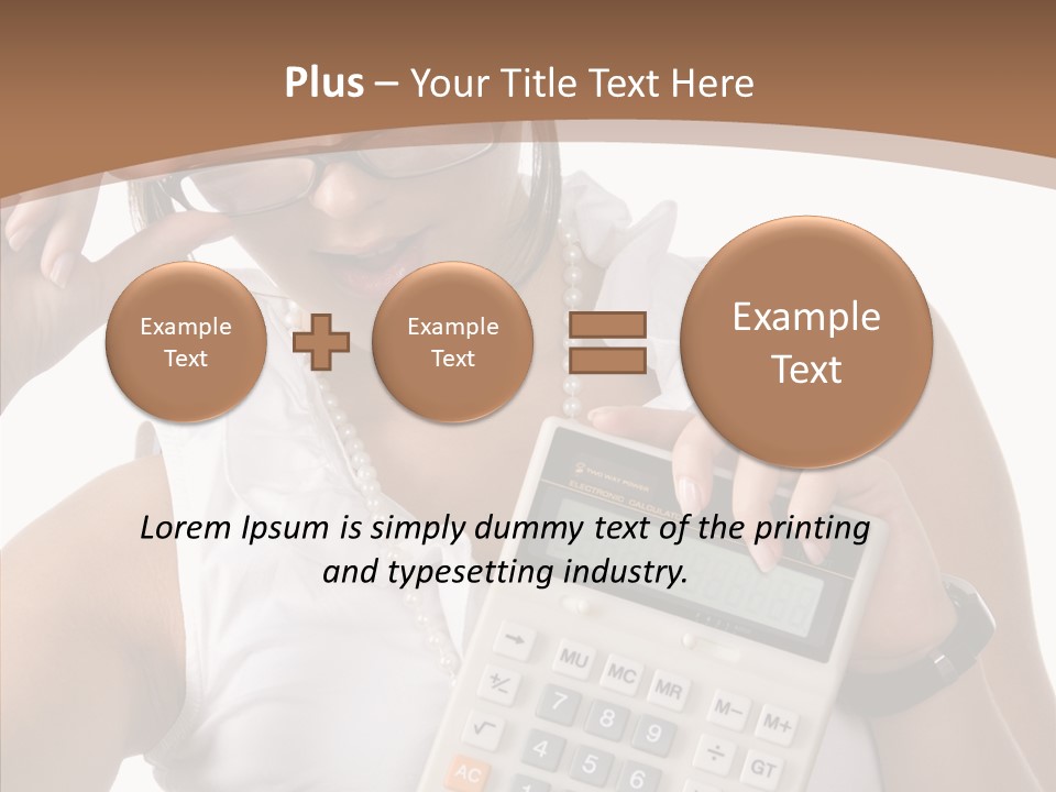 Improvement Prosperity Face PowerPoint Template