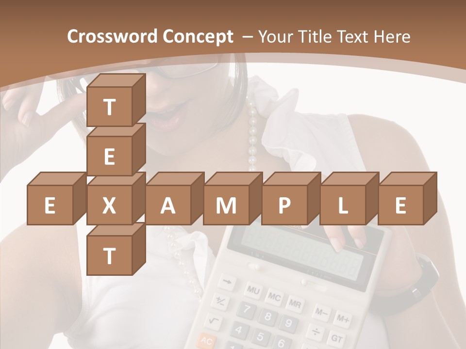 Improvement Prosperity Face PowerPoint Template