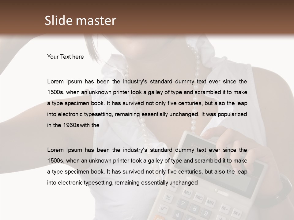 Symbol Beautiful Solution PowerPoint Template