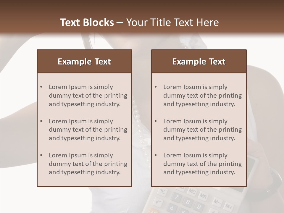Symbol Beautiful Solution PowerPoint Template