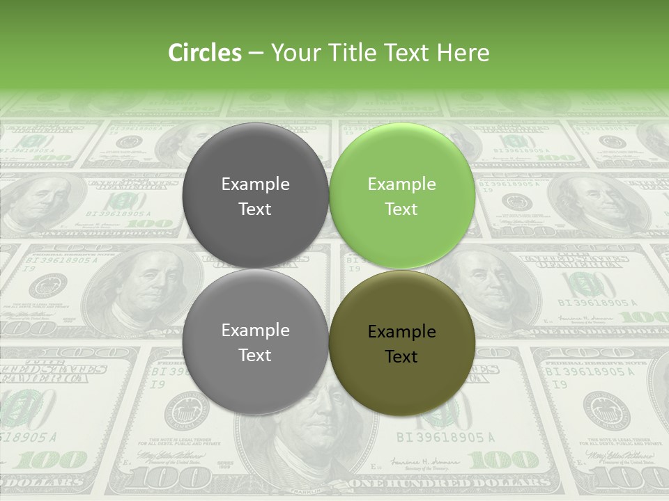 Background Lot Money PowerPoint Template