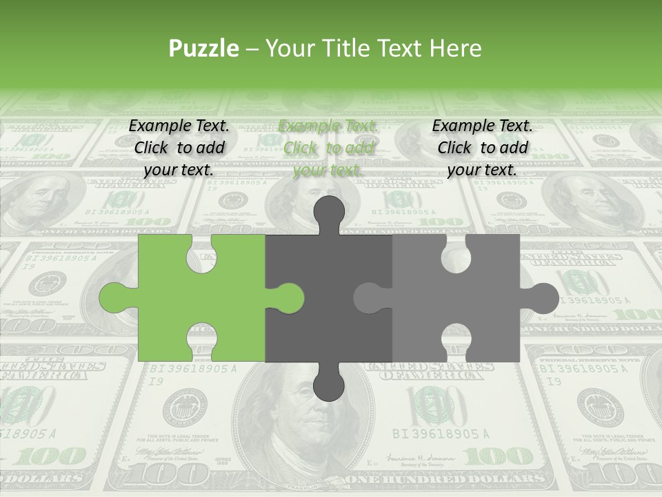 Background Lot Money PowerPoint Template