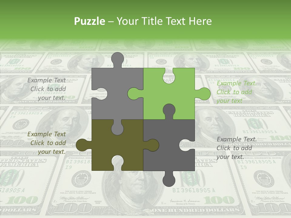 Background Lot Money PowerPoint Template