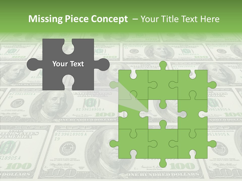 Background Lot Money PowerPoint Template