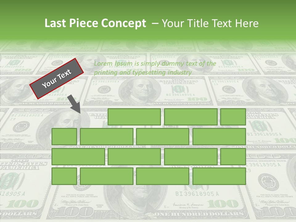 Background Lot Money PowerPoint Template
