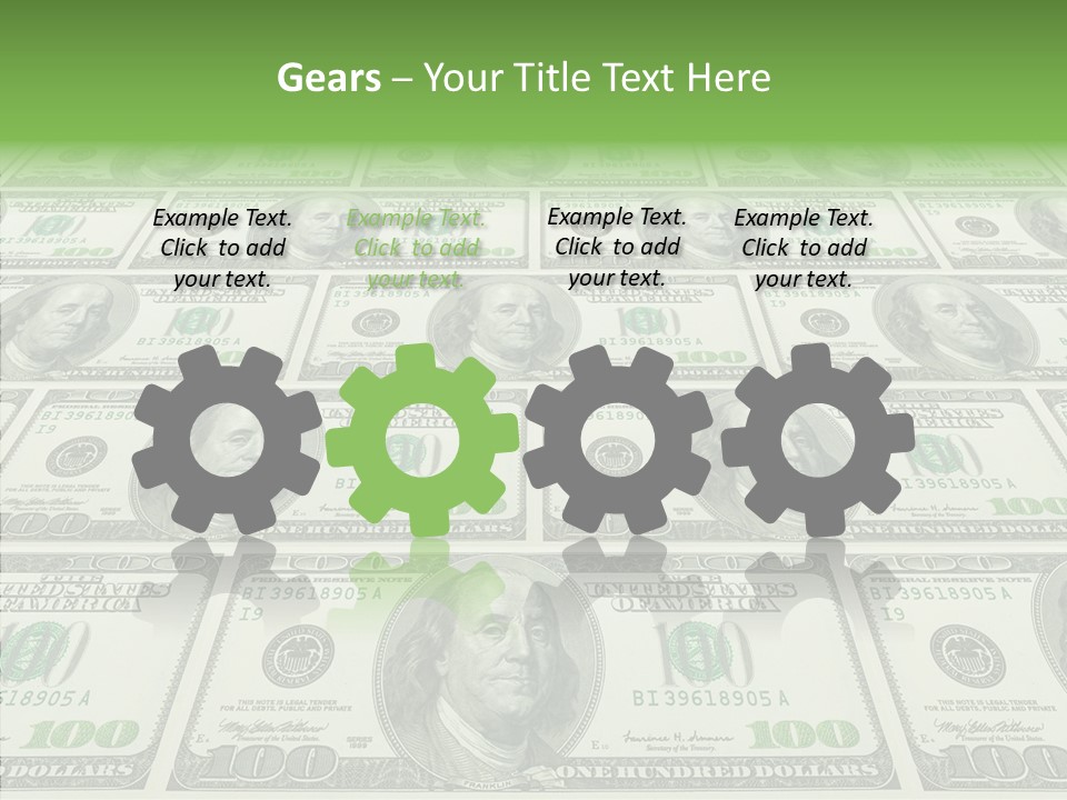 Background Lot Money PowerPoint Template