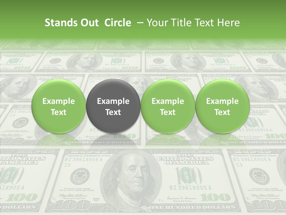Background Lot Money PowerPoint Template