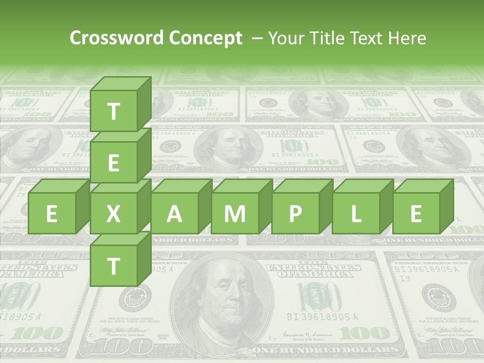 Background Lot Money PowerPoint Template