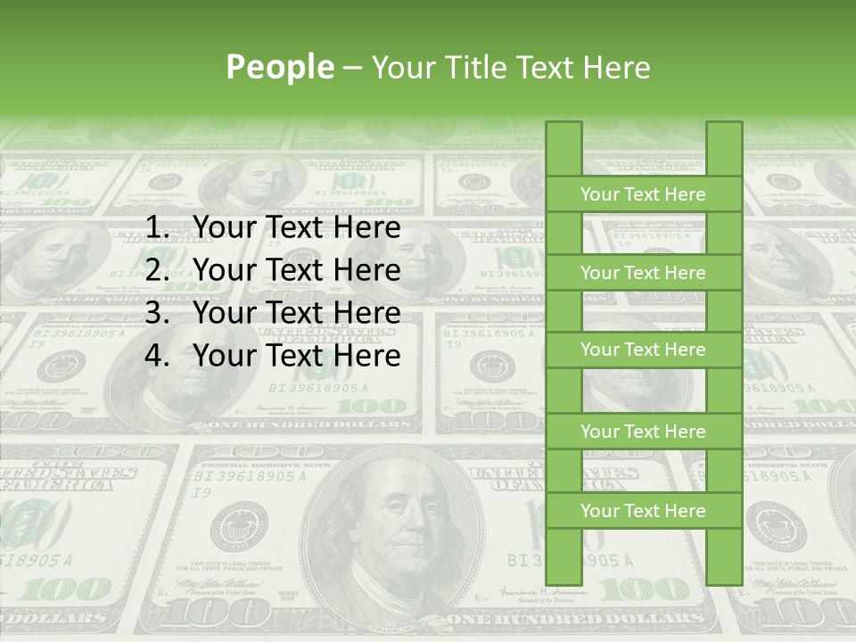 Background Lot Money PowerPoint Template