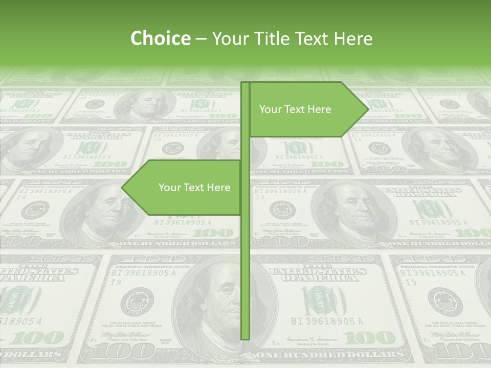 Background Lot Money PowerPoint Template