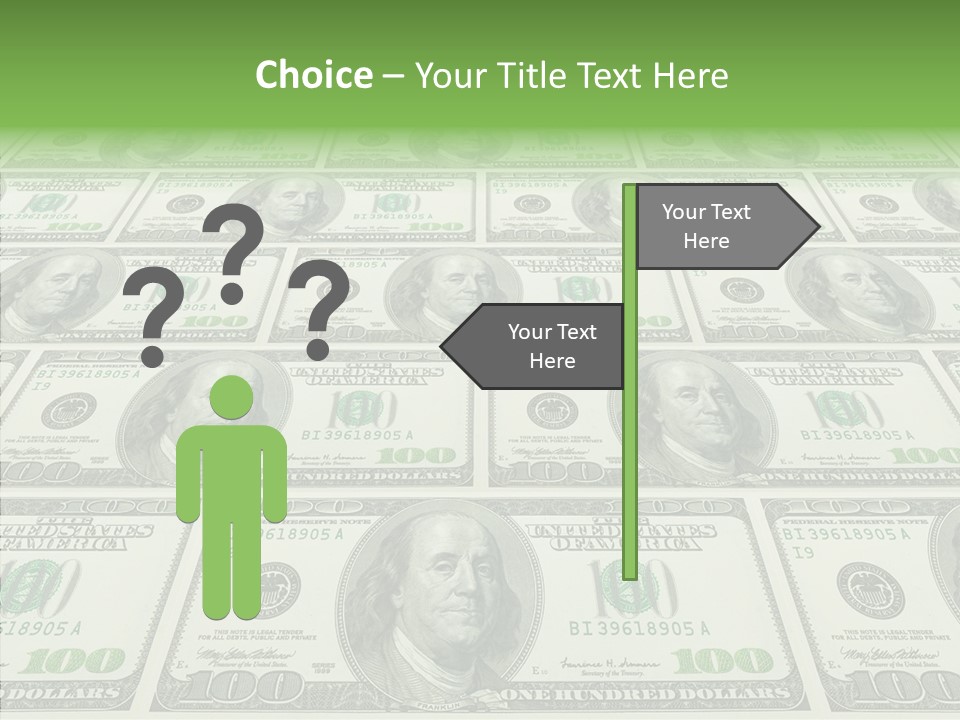 Background Lot Money PowerPoint Template