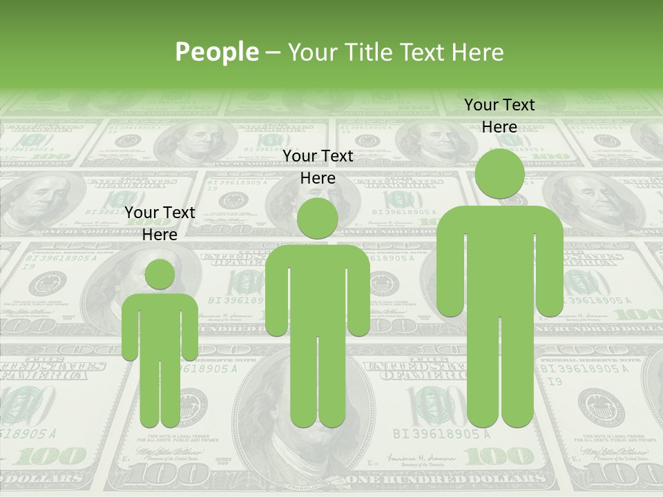 Background Lot Money PowerPoint Template