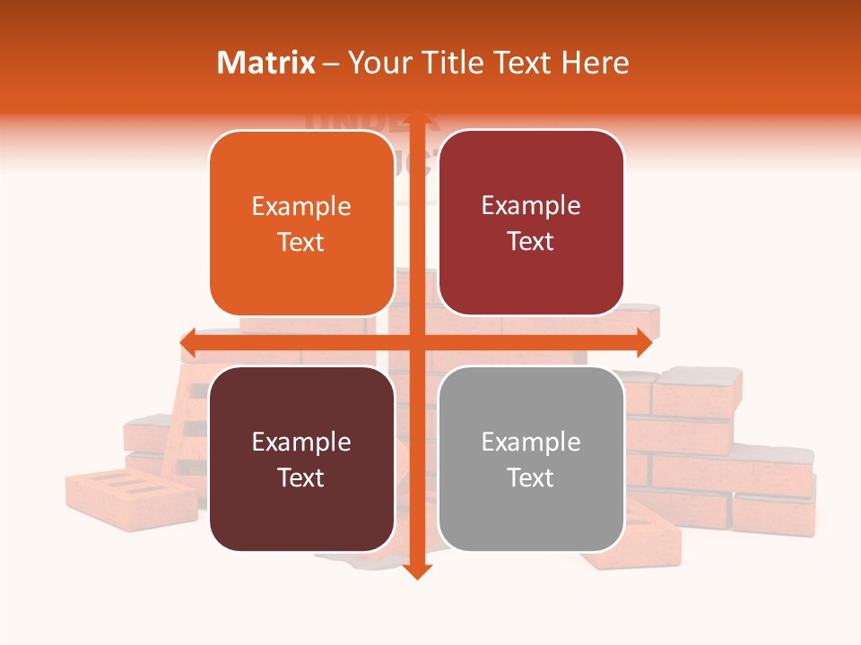 White Sign Isolated PowerPoint Template