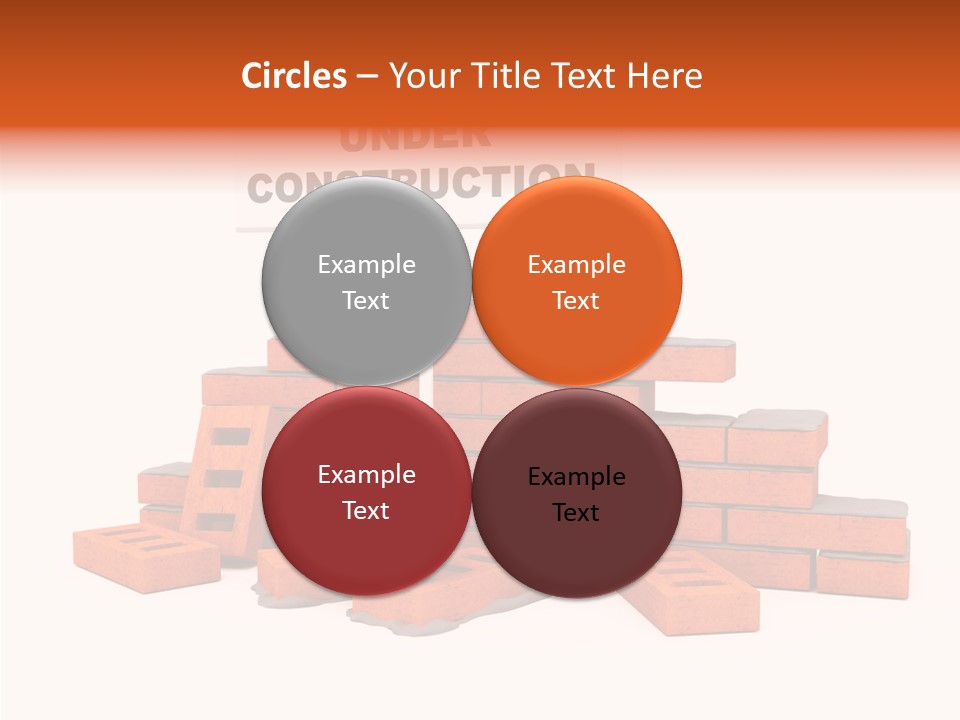 White Sign Isolated PowerPoint Template