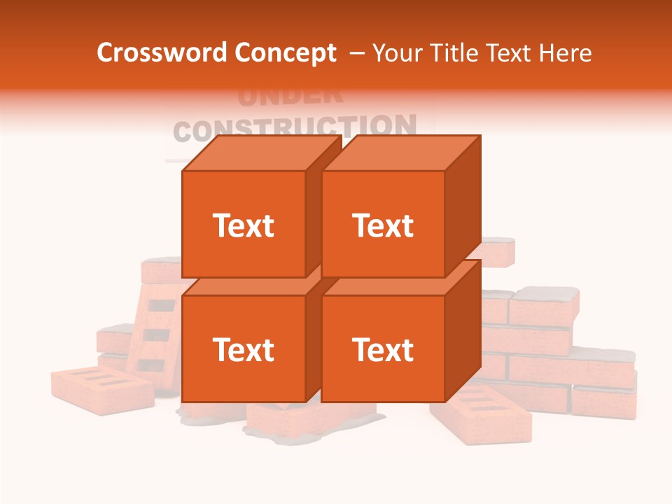 White Sign Isolated PowerPoint Template