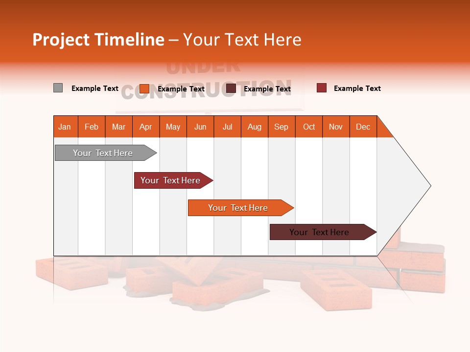 White Sign Isolated PowerPoint Template