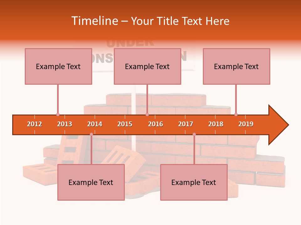 White Sign Isolated PowerPoint Template
