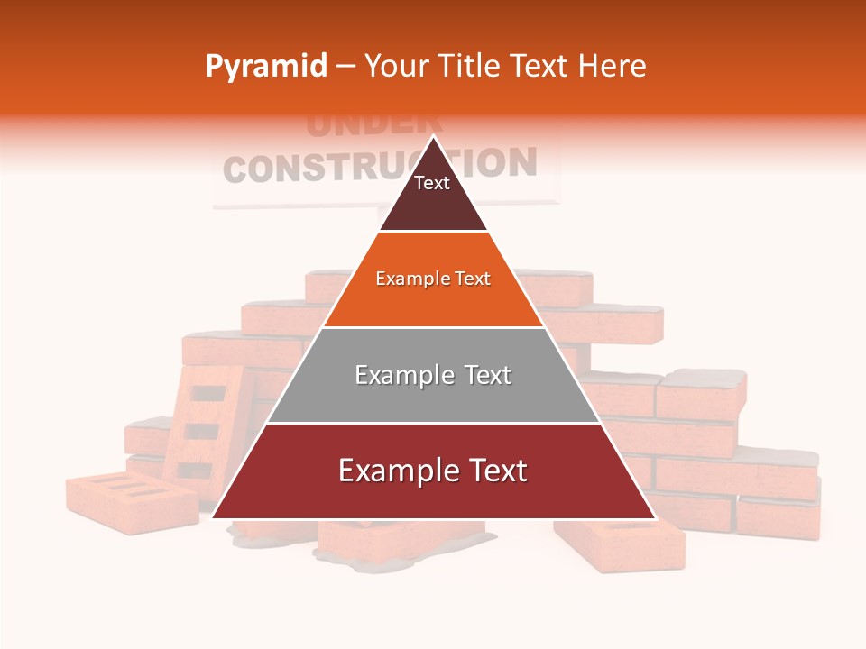 White Sign Isolated PowerPoint Template