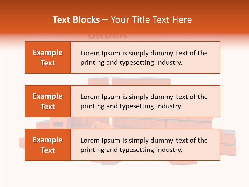 White Sign Isolated PowerPoint Template