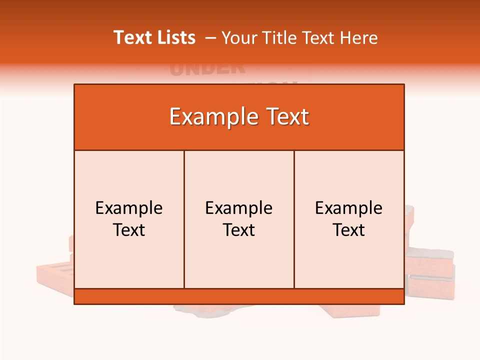White Sign Isolated PowerPoint Template