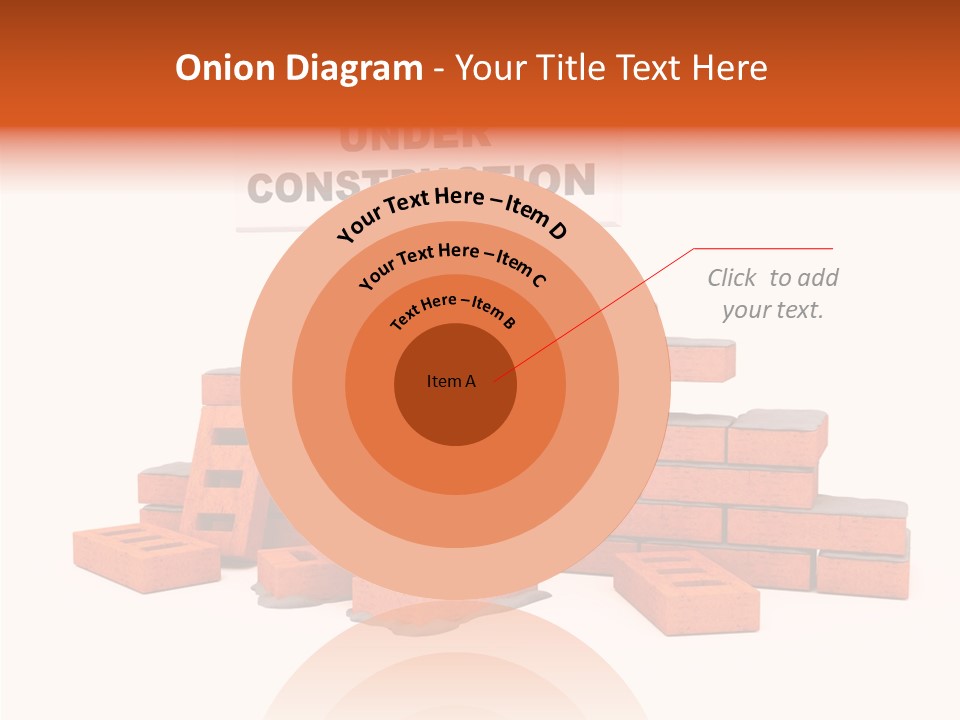 White Sign Isolated PowerPoint Template