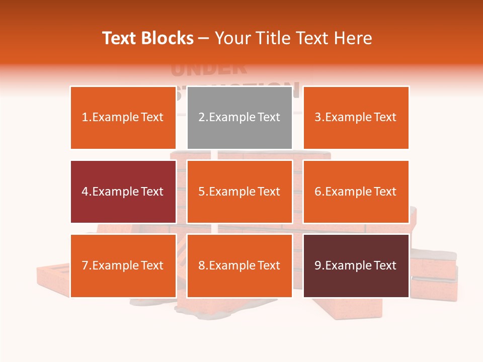 White Sign Isolated PowerPoint Template