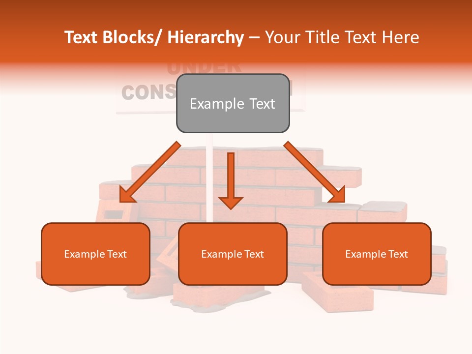 White Sign Isolated PowerPoint Template