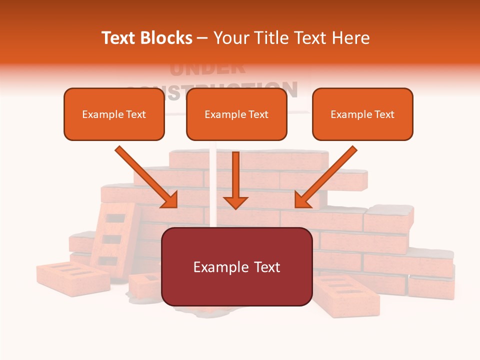 White Sign Isolated PowerPoint Template