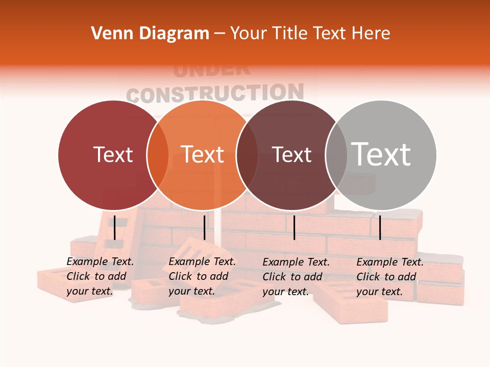 White Sign Isolated PowerPoint Template