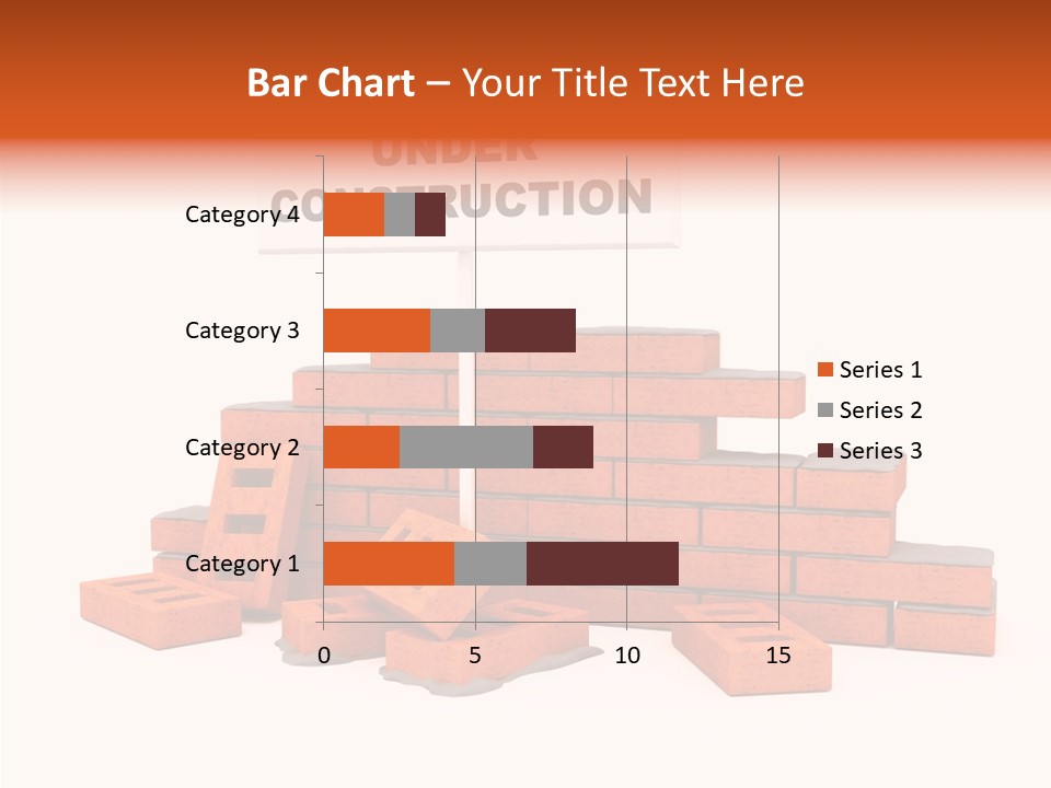 White Sign Isolated PowerPoint Template