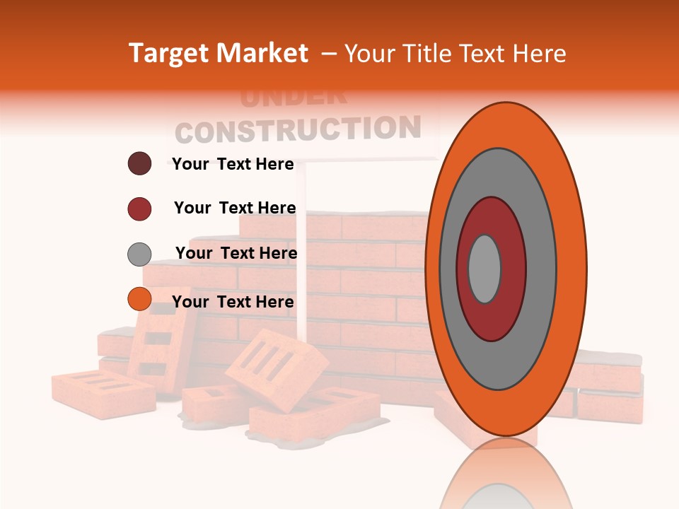 White Sign Isolated PowerPoint Template