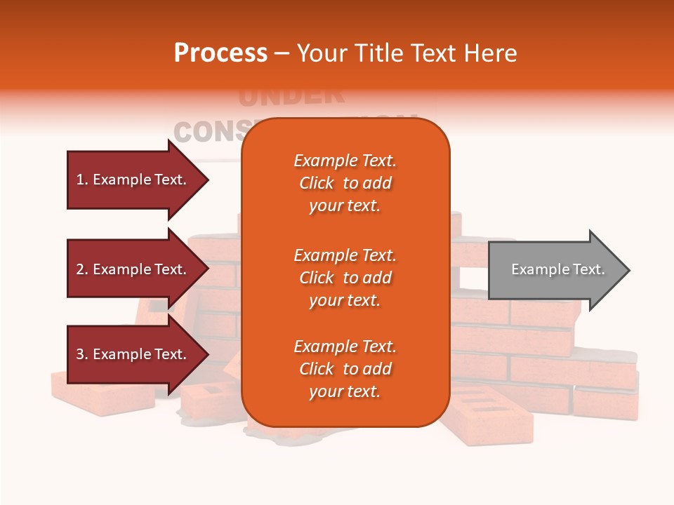 White Sign Isolated PowerPoint Template