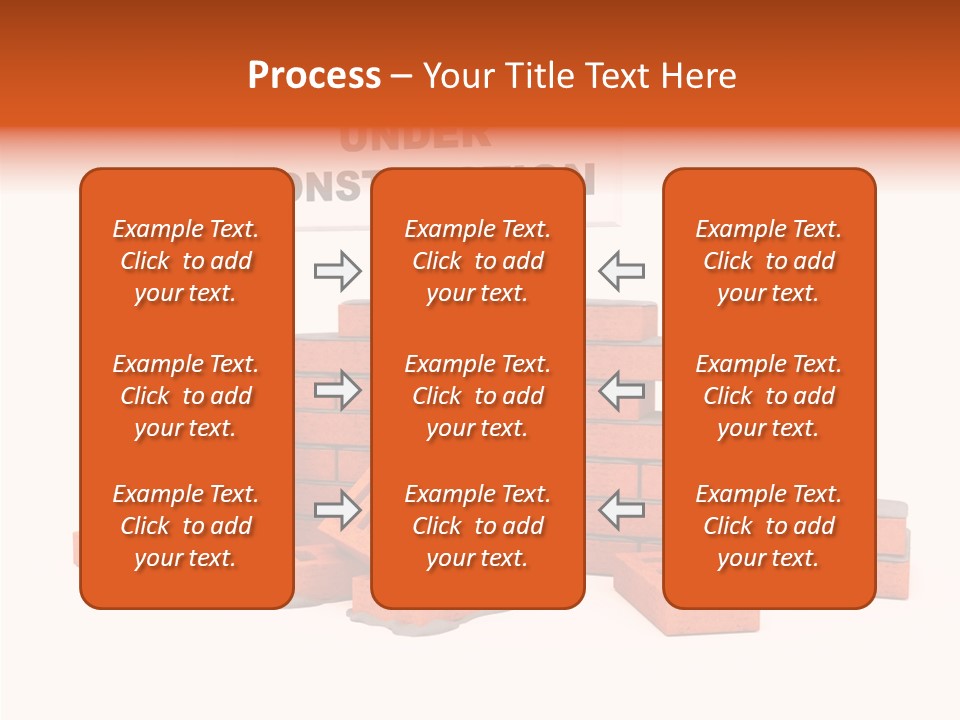 White Sign Isolated PowerPoint Template