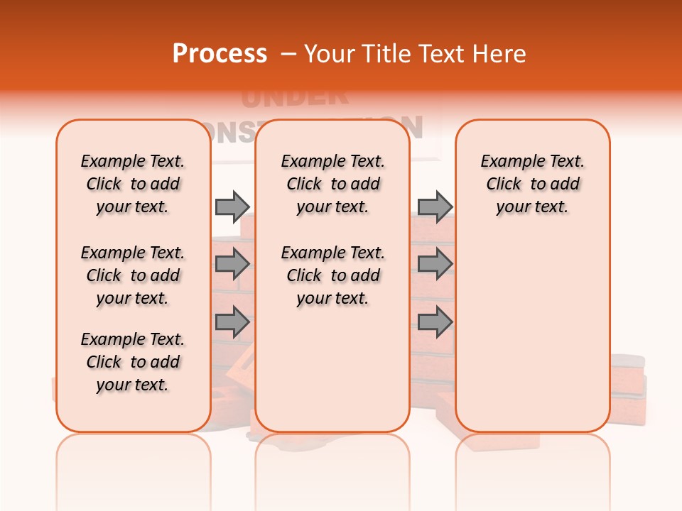 White Sign Isolated PowerPoint Template