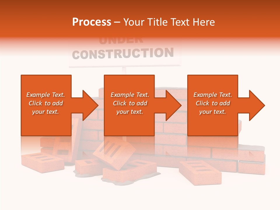 White Sign Isolated PowerPoint Template
