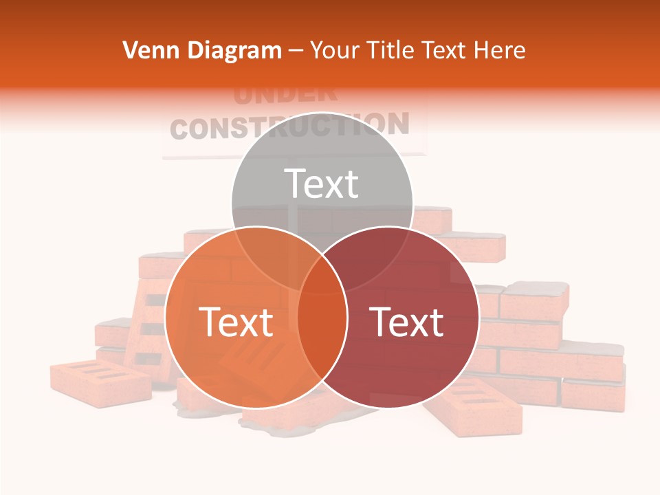 White Sign Isolated PowerPoint Template