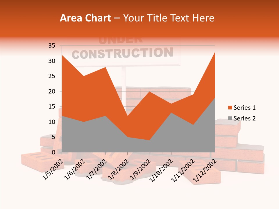 White Sign Isolated PowerPoint Template