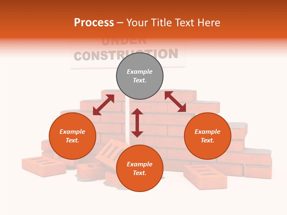 White Sign Isolated PowerPoint Template