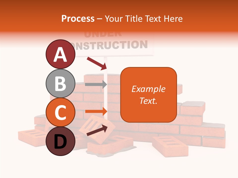 White Sign Isolated PowerPoint Template