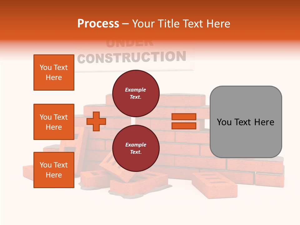 White Sign Isolated PowerPoint Template