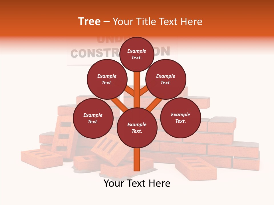 White Sign Isolated PowerPoint Template