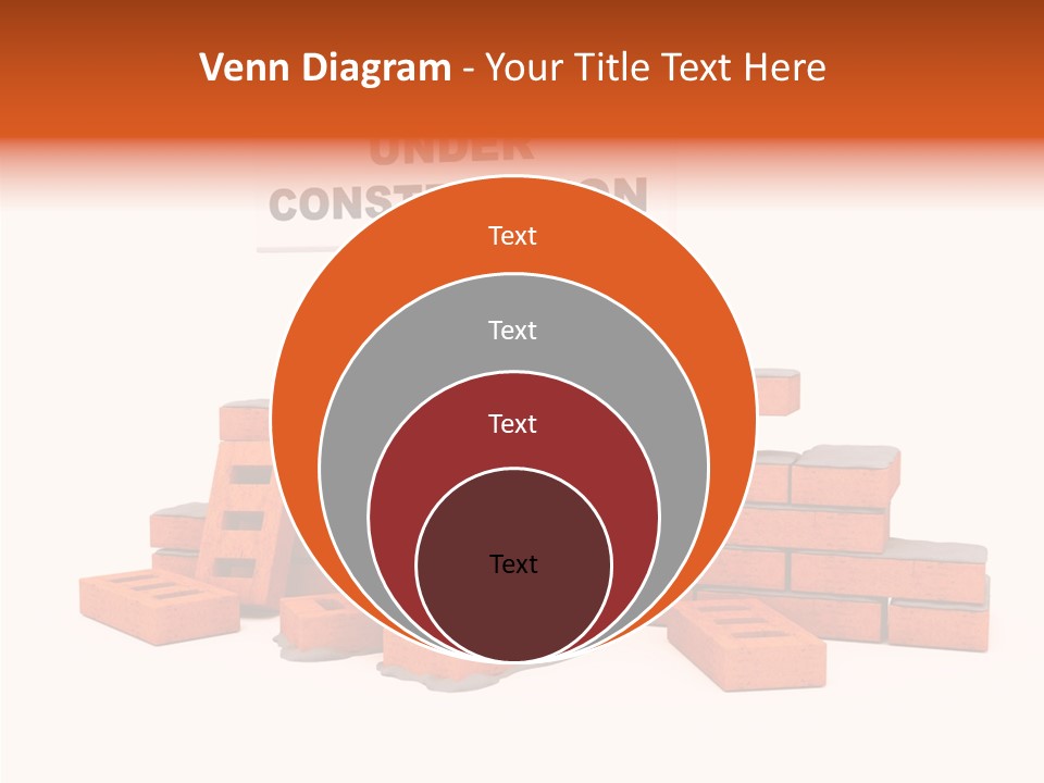 White Sign Isolated PowerPoint Template