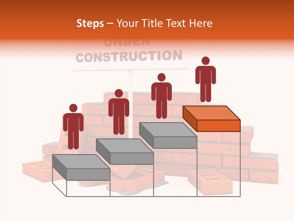 White Sign Isolated PowerPoint Template