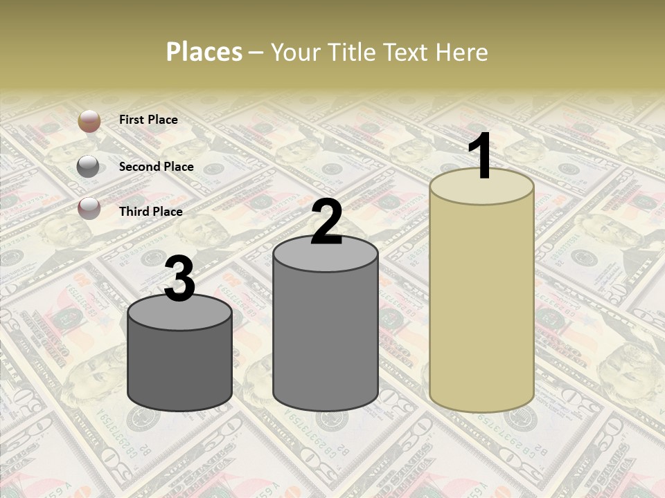 Dollar Economy Backdrop PowerPoint Template