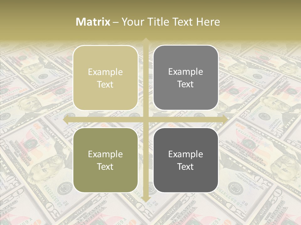 Dollar Economy Backdrop PowerPoint Template