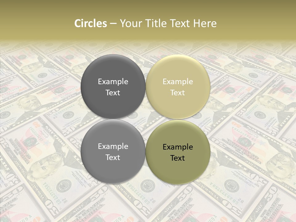 Dollar Economy Backdrop PowerPoint Template