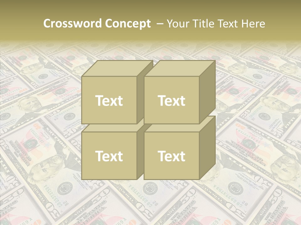 Dollar Economy Backdrop PowerPoint Template