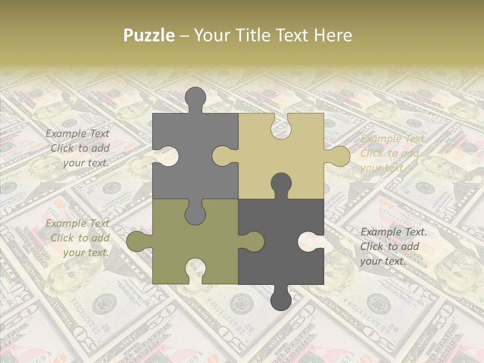 Dollar Economy Backdrop PowerPoint Template