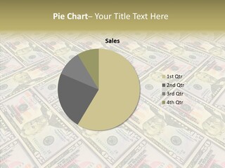 Dollar Economy Backdrop PowerPoint Template